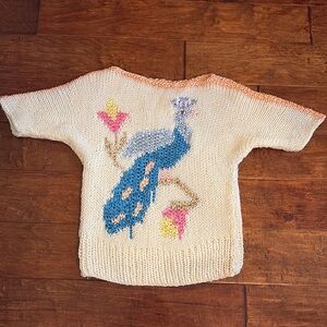 Size medium peacock sweater
